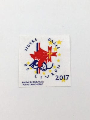 Écusson imprimé à coudre