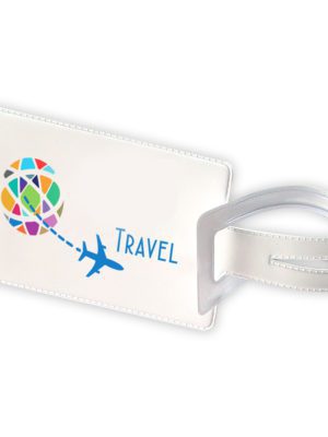 Étiquette de bagage pvc